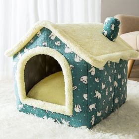 Dog Autumn and Winter Pet Sponge Nest Teddy Closed