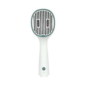 Cat Comb Dog Hair Remover Brush UVC Sterilization Pet Grooming Slicker Needle Comb Cat Sterilization Comb Pet Brush For Shedding And Grooming Self-Cle