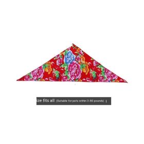 Country Style Pet Triangular Scarf Dogs Bib Scarf Ornament Funny Photography Headscarf