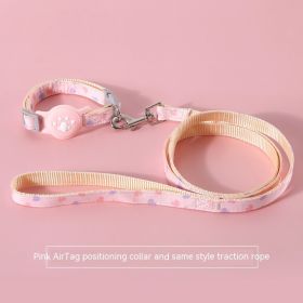 Pet Positioning Anti-lost Tracking Collar Hand Holding Rope