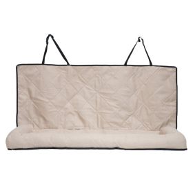 Hongrun Pet Supplies Khaki Rear Car Dog Bed Mat