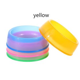 Cat Bowl Dual-use Anti-choke Pet (Option: Yellow-80X230X260mm)