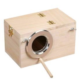 Wooden birdhouse (Option: Pine-XL)