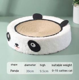 Cat Scratch Board Integrated Disdain Sisal (Option: Panda style)