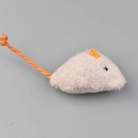 Herbal Plush Mouse Cat Teaser Toy (Color: Pink)