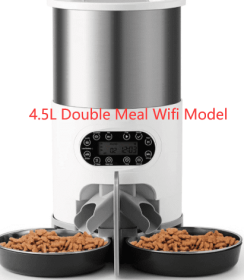 Automatic Chiqui pet feeder (Option: 4.5L Double Meal Wifi Model-UK)