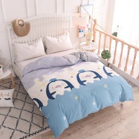 Cotton bed quilt cover (Option: Penguin-220x240cm)