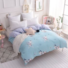Cotton bed quilt cover (Option: Dog-220x240cm)