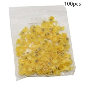 Bird foot ring split ring (Option: Yellow-2.7MM-100pcs)