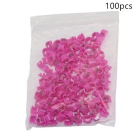 Bird foot ring split ring (Option: Pink-3MM-100pcs)
