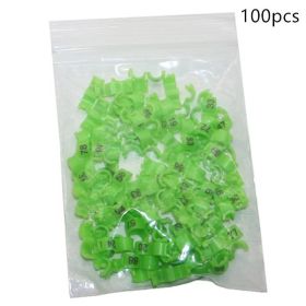 Bird foot ring split ring (Option: Green-3MM-100pcs)