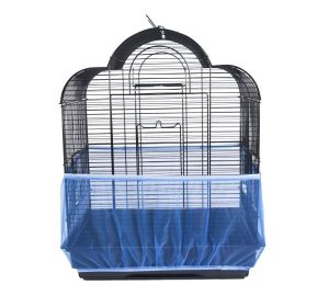 Mesh bird cage covers dust-proof bird cage (Option: Blue-S)