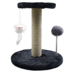 Scratching Pole Masher Vertical Non-chip Cat Climbing Frame (Option: Plush Dark Gray)