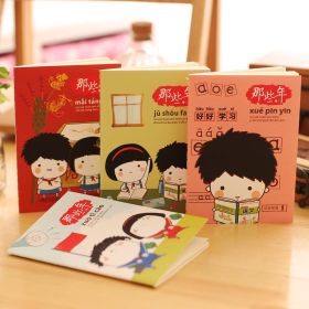Special Korean stationery cute cartoon book wholesale student children notebook gift small gifts (Option: 105 girls)