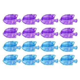 Clean The Filter Screen Of Fish Humidifier Accessories (Option: Blue and purple-16PCS)