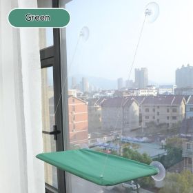 Four Seasons Swing Suction Cat Bed (Option: Green-Color Box Package)