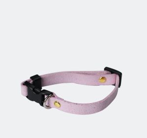 Pet Supplies Pet Cat Dog Accessories Bow Collar Diy Collar Velvet Adjustable (Option: Light Purple-XS)