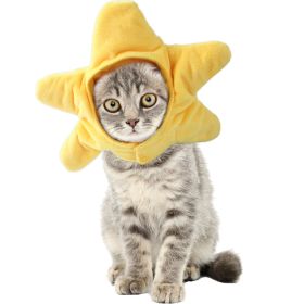 Curly Hair Pet Hat Cat Funny Dress Up Pet Products (Option: Starfish-Average Size)