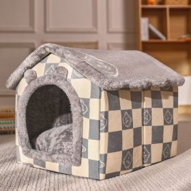 All Season Universal Removable And Washable Warm Pet Products In Winter (Option: Grey-L)