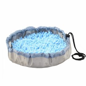 Pet Olfactory Training Blanket (Color: Blue)