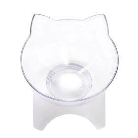 Removable And Washable Multi-purpose Cat Bowl (Option: Single Cat Bowl White)
