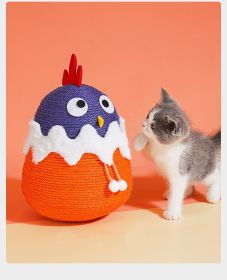 Red Mushroom Cat Climbing Frame (Option: Pedal Chicken)