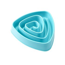 Oversized Plastic Triangle Dog Basin (Option: Large Blue)