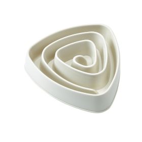 Oversized Plastic Triangle Dog Basin (Option: Large Beige)
