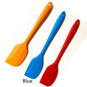 Fashion Simple Silicone Pet Slow Food Mat (Option: Blue-Silicone Shovel)