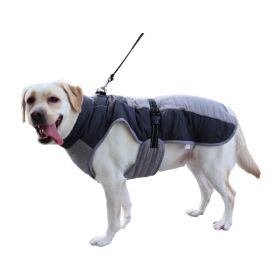 Casual Thickening Pet Clothes Reflective (Option: Gray-3XL)