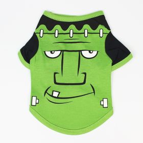 Cartoon Printed Dog T-shirt (Option: Grimace-L)