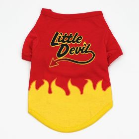 Cartoon Printed Dog T-shirt (Option: Demon-L)